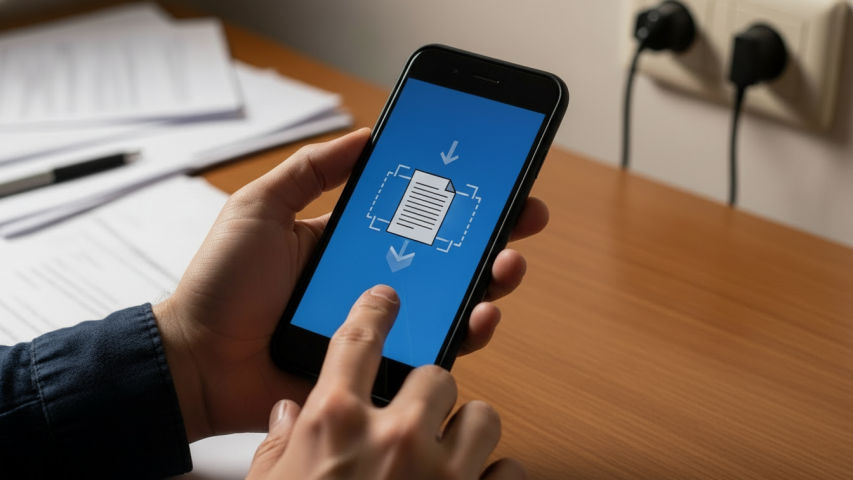 스마트폰으로 팩스 보내기